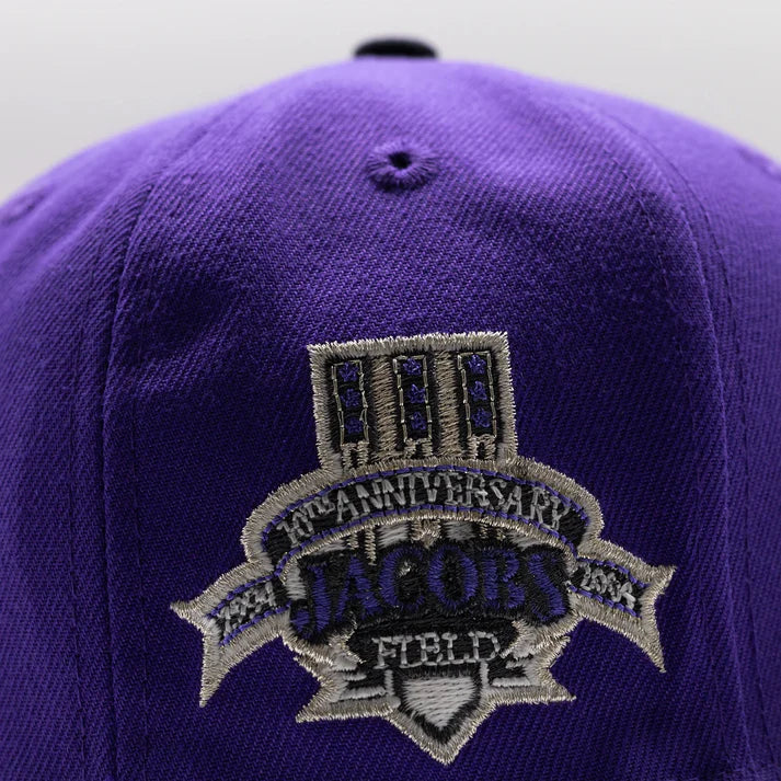Gorra 5950 Cleveland Indians 10Th Anniversary Path Purple/Black