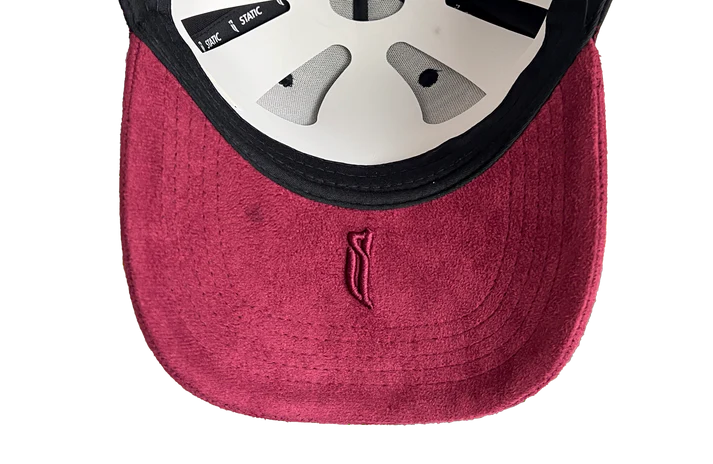 Gorra Static "T" 13x Champ Black Guinda