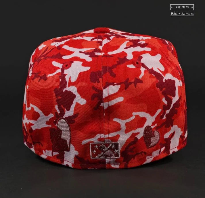 Gorra 5950 Buffalo Bisons Elite Series Red Camo