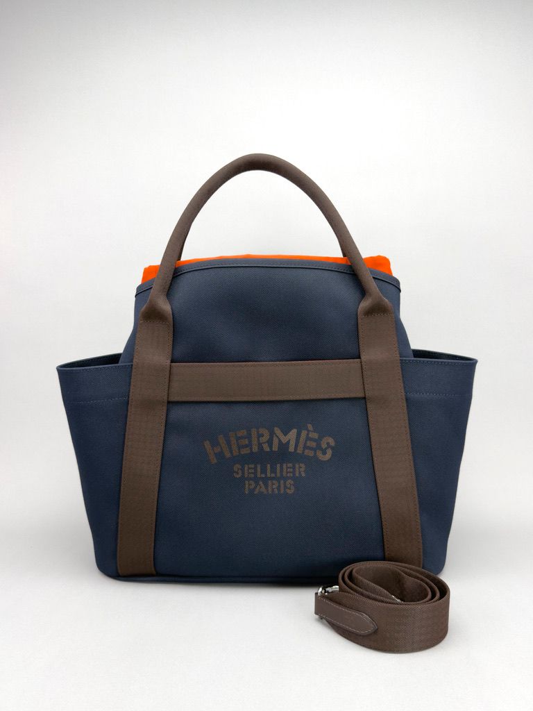 Hermes Sac De Pansage Canvas Bag
