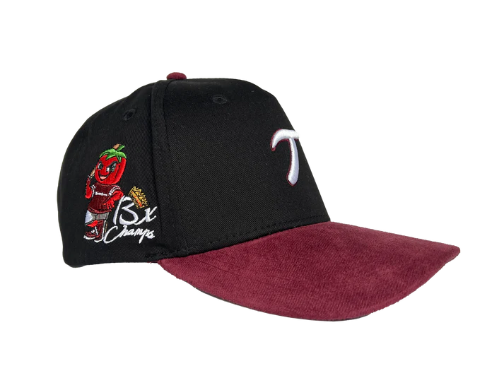 Gorra Static "T" 13x Champ Black Guinda