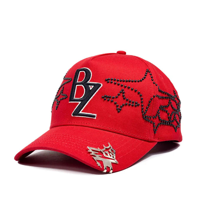 Gorra Baez OG Red Black Stars