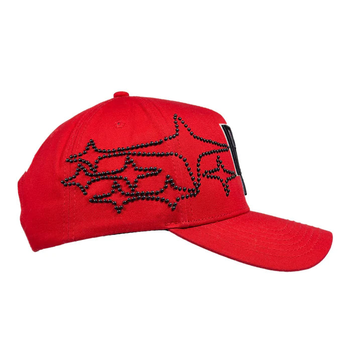 Gorra Baez OG Red Black Stars
