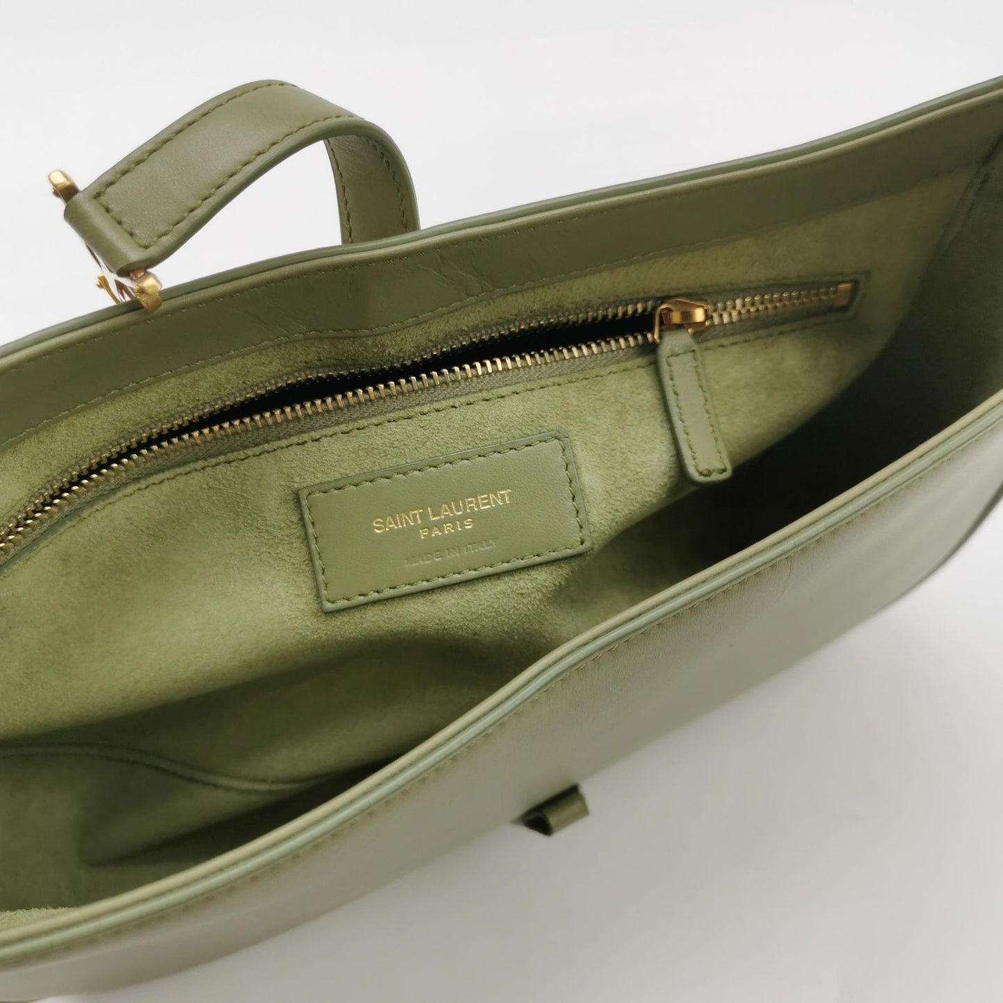 Bolso Saint Laurent LE 5 À 7 color Olivo