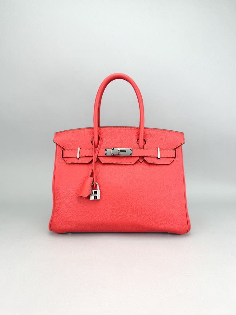 Hermès
Birkin 30 Togo Rose Jaipur Gold Hardware Square P Stam