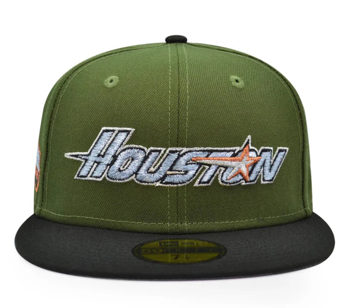Gorra 5950 Houston Astros Astrodome Sidepatch Rifle Green/Black