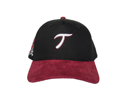 Gorra Static "T" 13x Champ Black Guinda