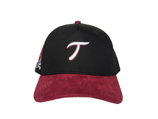 Gorra Static "T" 13x Champ Black Guinda