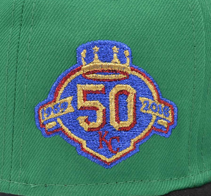 Gorra 5950 Kansas City Royals 50Th Anniversary Green/Black