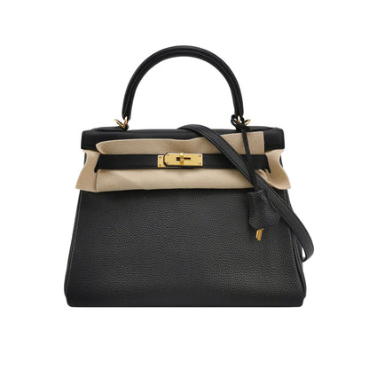 Bolso Hermes Kelly color negra