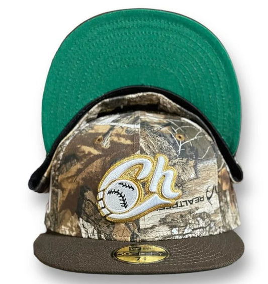 Gorra 5950 Charros de Jalisco Realtree Brown