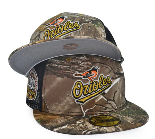 Gorra 5950 baltimore orioles 30th anniversary realtree