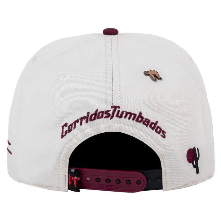 Gorra Jc Hats x Corridos Tumbados Bone Wine