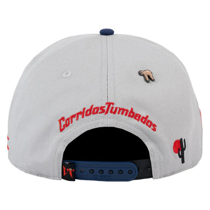 Gorra Jc Hats x Corridos Tumbados Grey Navy
