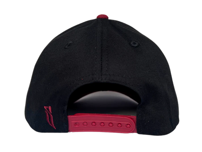 Gorra Static "T" 13x Champ Black Guinda