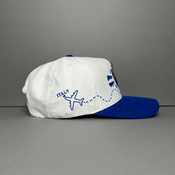 Gorra El Barbas "DG" White Blue