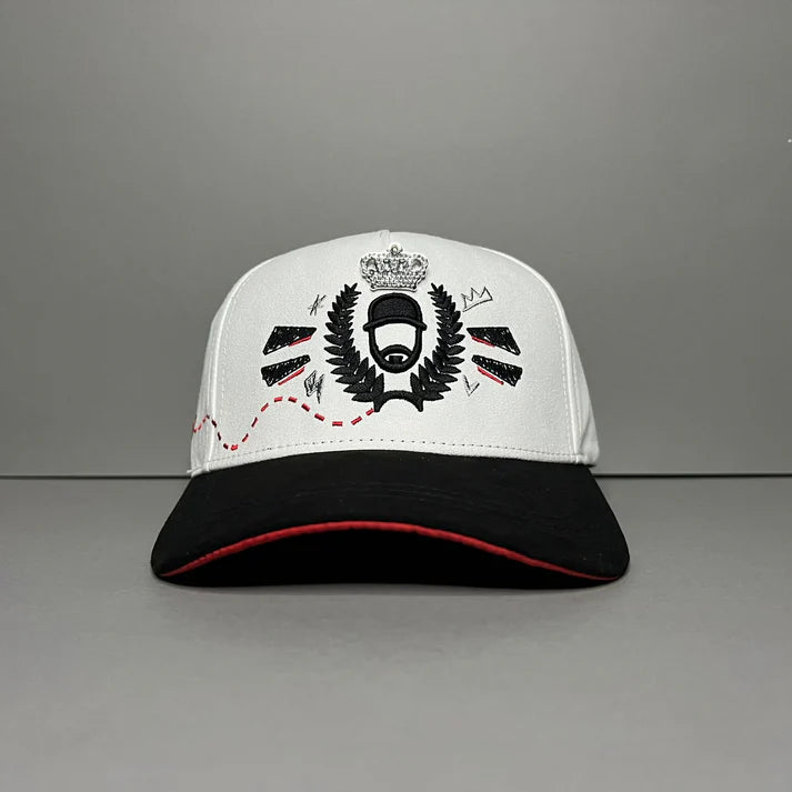 Gorra El Barbas "DG" White Red