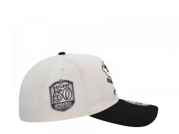 Gorra New Era Oakland 50th 68-18 Elephant Beige Grey
