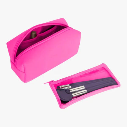 MYTAGALONGS Cosmetic Case with Brush Pouch