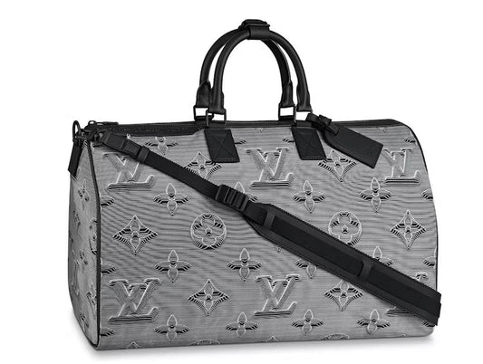 LV Reversible Keepall Bandouliere Monogram 3D 50 Rainbow/Grey/Black