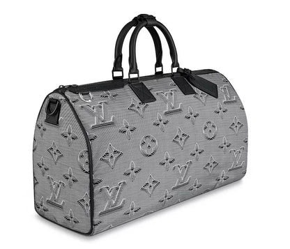 LV Reversible Keepall Bandouliere Monogram 3D 50 Rainbow/Grey/Black