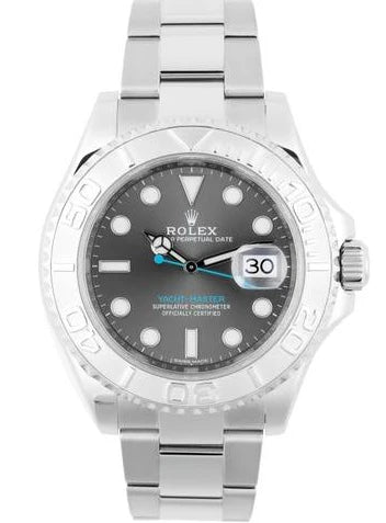 Rolex Yacht-Master Platinum Bezel Stainless Steel 40mm