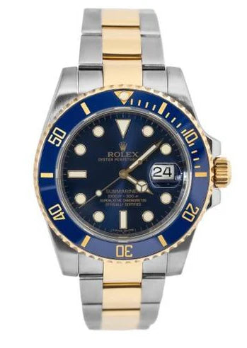 Rolex Submariner Date Stainless Steel and Yellow Gold Bracelet 40mm