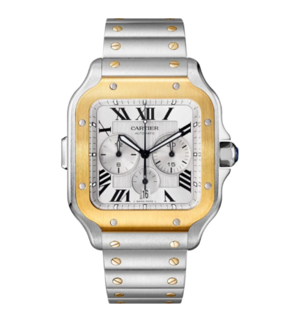 Cartier Santos XL Complicaciones Oro y Acero
