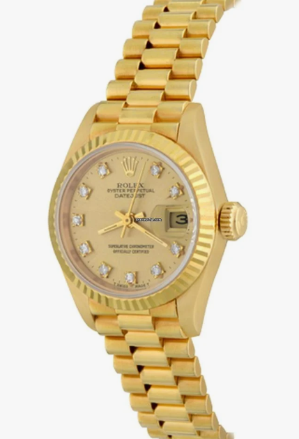 Rolex Datejust Presidente Factory Diamonds 26mm
