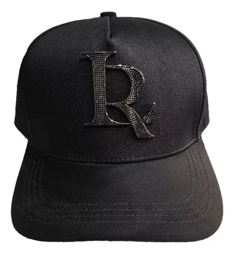 Gorra Toto Hats Luis R Metallic Crystals Black (FULL SET)
