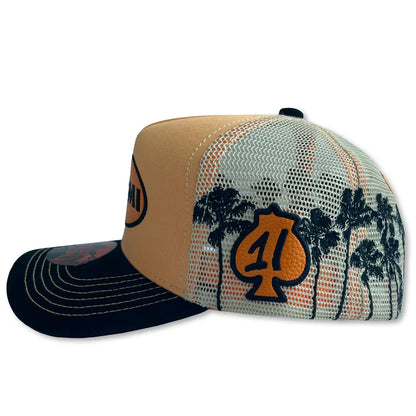 Gorra 11Iron Trendy Miami Orange Malla