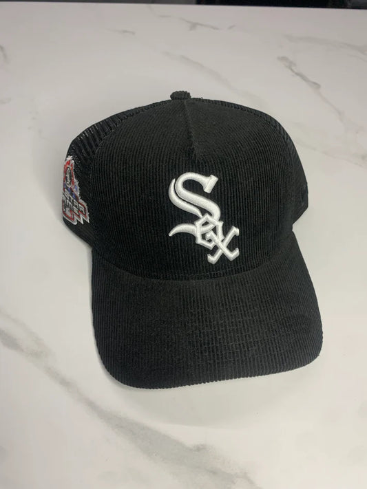 Gorra New Era Sox Gamuza Black Adjustable