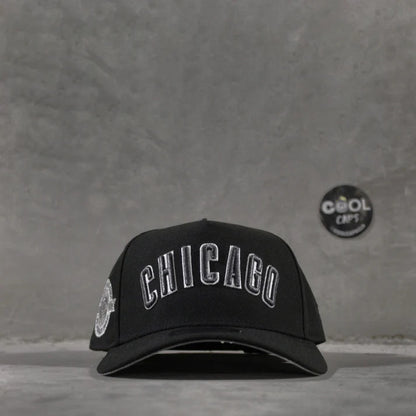 Gorra New Era Chicago Black Grey Adjustable