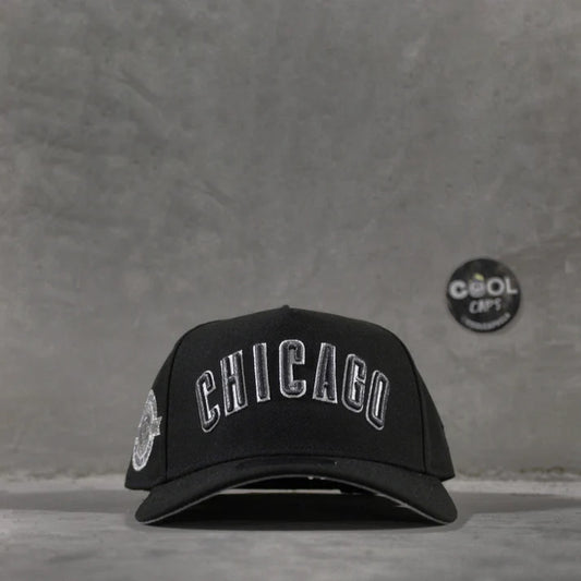 Gorra New Era Chicago Black Grey Adjustable