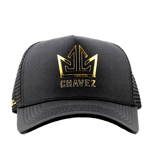 Gorra All In Golden Chávez Negra Curva