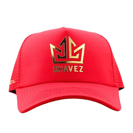 Gorra All In Golden Chávez Roja Curva