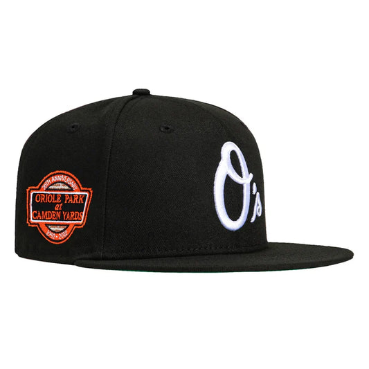 Gorra 5950 baltimore orioles 20th anniversary black
