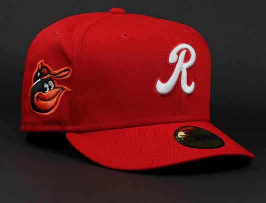 Gorra 5950 Rochester Red Wings X Baltimore Orioles 'Cal Ripken Jr' Radiant Red/Glacial White