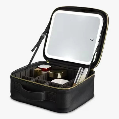 iHome Makeup Case with LED Portable Lighted Vanity Mirror