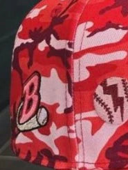 Gorra 5950 Buffalo Bisons Elite Series Red Camo