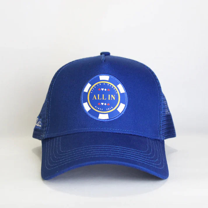 Gorra all in pilot trucker blue
