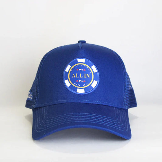 Gorra all in pilot trucker blue