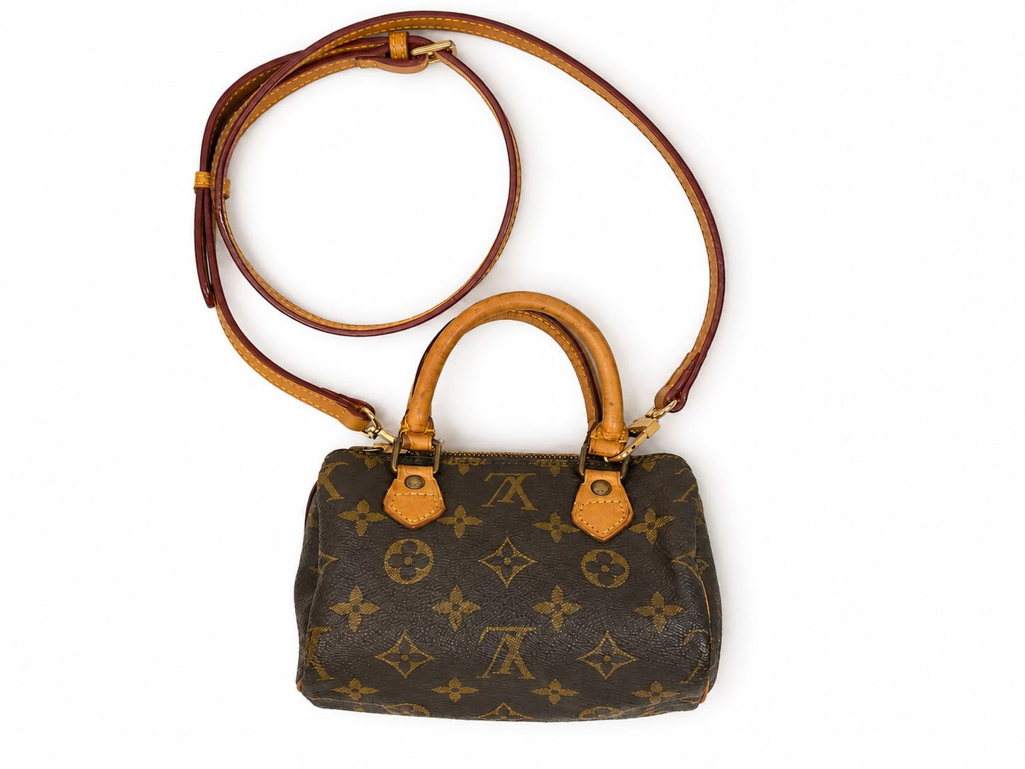 Louis Vuitton Auth LV Monogram Mini Handbag